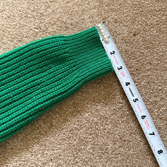 SEZANE Lucas Sweater Vert Green Size Medium M - Picture 15 of 15
